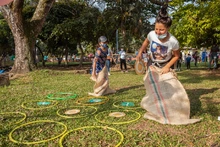 Festival de cometas llenó de alegría a los niños en la Unidad Recreativa Mariano Ramos