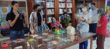 Sala Borges clausura sus viernes de talleres con exposición de artes plásticas