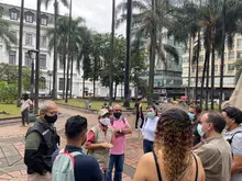 Diagnóstico arbóreo en la Plaza de Caycedo