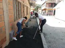 23 jóvenes emprendieron su camino laboral en el programa de Pavimento Articulado
