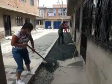 23 jóvenes emprendieron su camino laboral en el programa de Pavimento Articulado