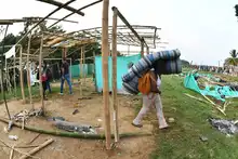 Se cumplen tres jornadas de desalojo en el Jarillón del río Cauca