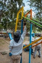 ‘Vida al Parque’ le dio una nueva cara al Polideportivo Los Andes