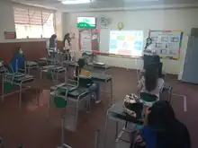 Con padres de familia se socializan avances de la presencialidad educativa 
