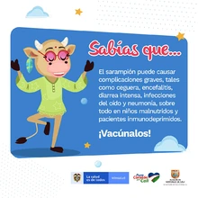 En Cali se buscan 236.720 niños para refuerzo de sarampión-rubéola