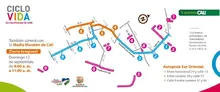 Este domingo, la Media Maratón se tomará parte de la Ciclovida