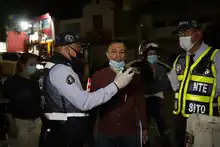Agentes de tránsito garantizaron seguridad vial en Cali