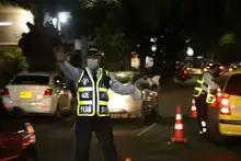 Agentes de tránsito garantizaron seguridad vial en Cali
