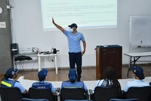 62 jóvenes se capacitan en la secretaría de movilidad para convertirse en agentes de tránsito.