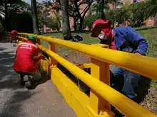 Infraestructura continúa embelleciendo estructuras viales en la calle 5a
