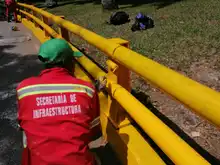 Infraestructura continúa embelleciendo estructuras viales en la calle 5a