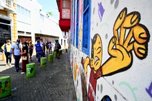‘Barrio en Movimiento’ acompañó el graffiti tour caleño con gratiferos de la ciudad