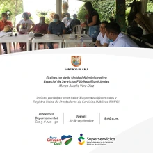 Taller participativo "Esquemas diferenciales y Registro Único de Prestadores de Servicios Públicos" – RUPS.