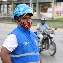 Cascos y chalecos azules garantizaron paz y libre expresión en manifestaciones del 28 de septiembre