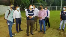 La Unidad de Servicios Públicos revisa luminarias de escenarios deportivos donde se competirá en los Juegos Panamericanos 