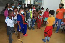 Niños y niñas de Cali se capacitan en espacios de arte y cultura