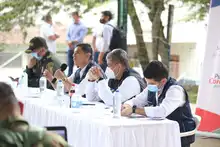 Continúan mesas de trabajo del plan estratégico de seguridad con líderes y comunidad en zonas rurales