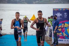 Jóvenes triatletas del continente tuvieron su primera prueba de cara a los Panamericanos Junior