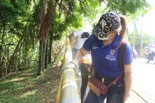 Pura ‘participación ciudadana’ durante intervención en avenida Cañasgordas