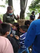Niños construyen espacios para la vida en el ecoparque Tres Cruces Bataclán