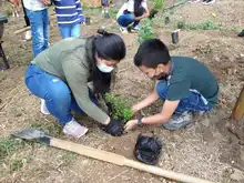 Niños construyen espacios para la vida en el ecoparque Tres Cruces Bataclán