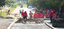 Habitantes del barrio Petecuy dan visto bueno a vía adoquinada