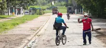 Habitantes del barrio Petecuy dan visto bueno a vía adoquinada