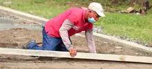 Habitantes del barrio Petecuy dan visto bueno a vía adoquinada