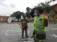 Educación vial para los niños de Cali