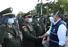 “Queremos expresar gratitud a los policías y a sus familias”: alcalde Ospina