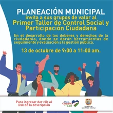  Taller de control social
