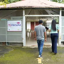 Habilitan nuevo punto de vacunación covid en el Hospital Geriátrico San Miguel