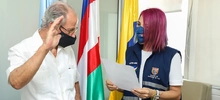 Tres ciudadanos extranjeros recibieron en Cali su nueva nacionalidad colombiana