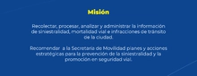 misión del observatorio de movilidad 