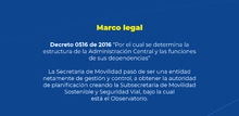marco legal del observatorio de movilidad sostenible y seguridad vial 