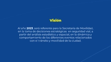 visión del observatorio de movilidad sostenible y seguridad vial 