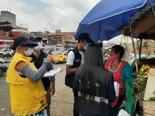 Jornada de caracterización para los vendedores informales del área de renovación urbana.  