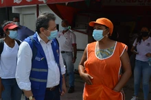 Gobierno del alcalde Jorge Iván Ospina, comprometido para trabajar y garantizar espacios armónicos para las plazas de mercado.  