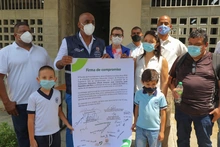 Firmado compromiso para culminación de las obras de la sede educativa República del Perú 