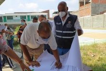 Firmado compromiso para culminación de las obras de la sede educativa República del Perú 