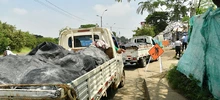 Alcaldía de Cali continúa evacuación de residuos en la Estación de Transferencia de la carrera 50