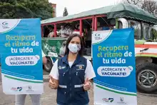 Con la ‘Chiva vacunadora’, 500 personas apostaron por la vida y en contra de la covid-19 