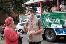 Con la ‘Chiva vacunadora’, 500 personas apostaron por la vida y en contra de la covid-19 