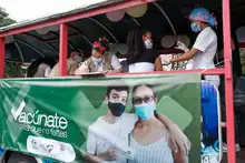 Con la ‘Chiva vacunadora’, 500 personas apostaron por la vida y en contra de la covid-19 