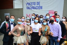 Bailarines y artistas se vinculan a la estrategia “Yo me vacuno para volver” 