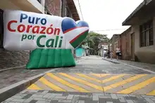 Alcaldía de Cali entregó vías adoquinadas en el oriente de Cali