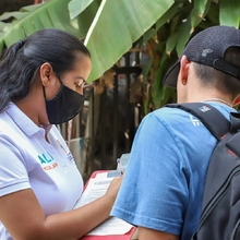 Mediante alianza público-privada, se vacunaron recicladores de oficio en Cali