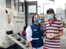 Las vacunas también caminaron por San Antonio
