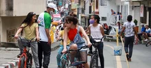 La Ciclovida llegó a Terrón Colorado con un kilómetro de actividad física y deporte