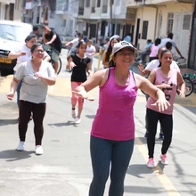 La Ciclovida llegó a Terrón Colorado con un kilómetro de actividad física y deporte